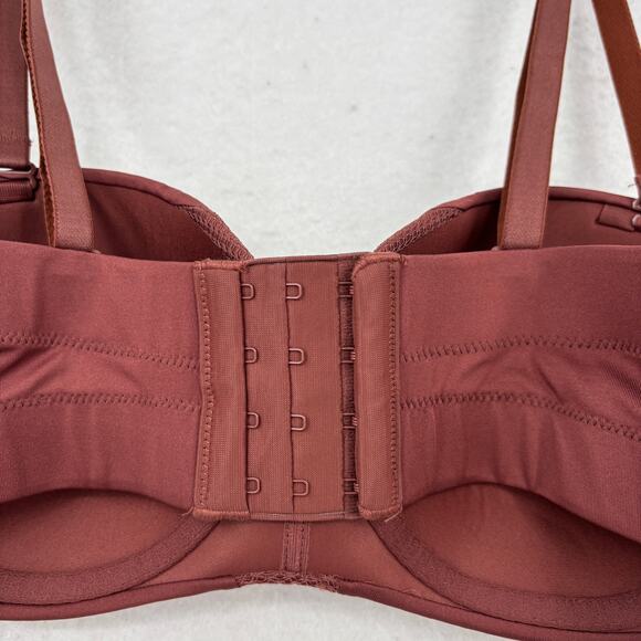Maidenform Bra Size M Bronze Brown Multiway Wireless Comfort Support Style 1262 - Picture 4 of 7